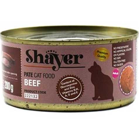 14 شایر کنسرو گربه پته گوشت قرمز غذای مرطوب و مقوی گربه