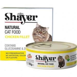 کنسرو گربه نچرال فیله مرغ غذای مرطوب طبیعی گربه