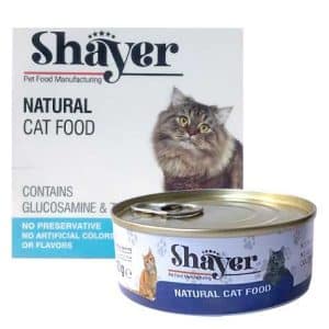 کنسرو گربه نچرال ماهی شایر غذای مرطوب طبیعی گربه