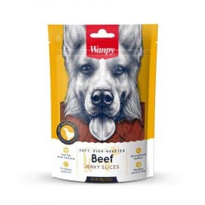 تشویقی سگ ونپی Beef Jerky Slices نرم و برشته‌شده در فر