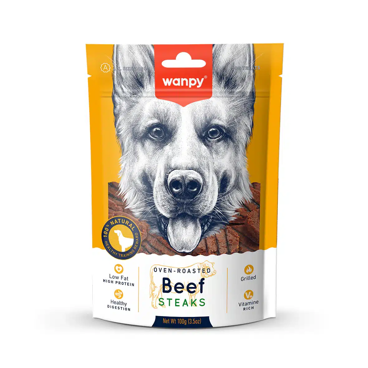 تشویقی سگ ونپی Beef Steaks استیک گوشت گاو نرم