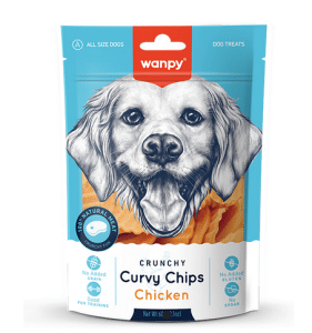 تشویقی سگ ونپی Crunchy Curvy Chips Chicken